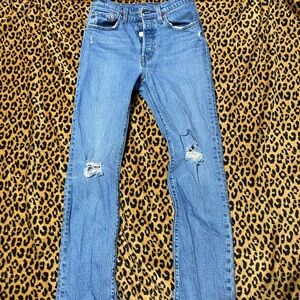 Levi's Light Blue Straight Leg Jeans